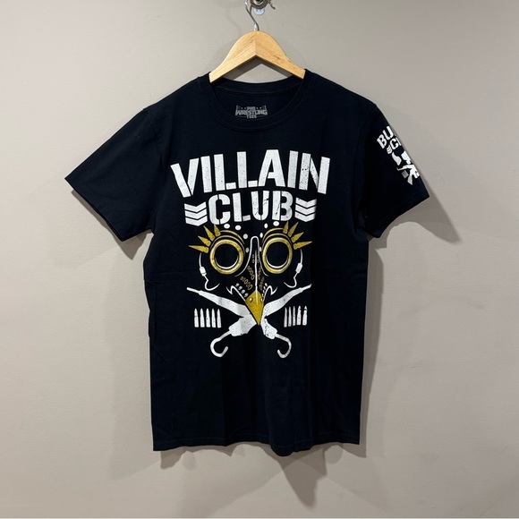 Villain Club Marty Scurll Pro Wrestling T-Shirt - Officially Licensed T-Shirt - Picture 1 of 8